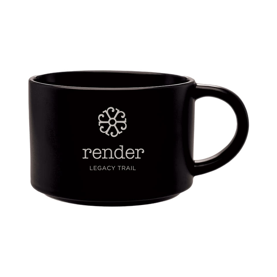 Laser Engraved 20 oz. Minestra Ceramic Soup Mug