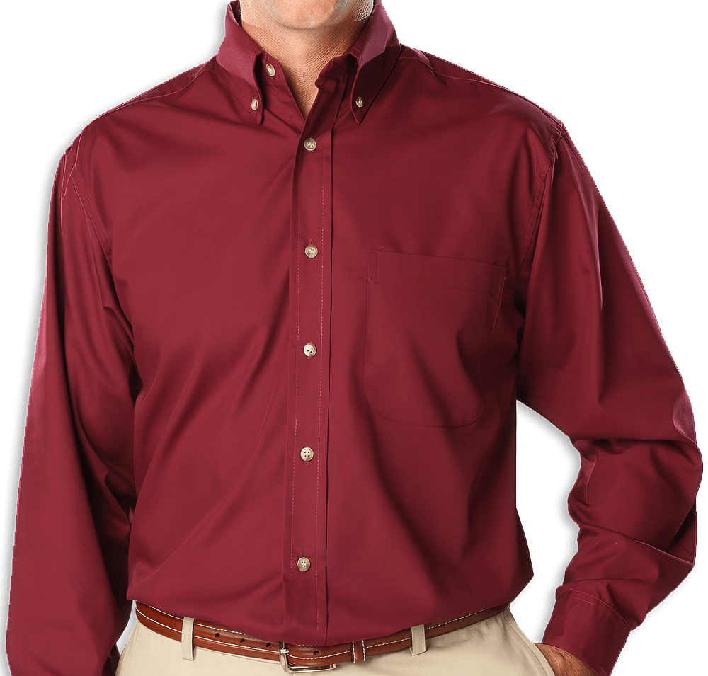 Blue Generation Tall Superblend Poplin Long Sleeve Dress Shirt-default