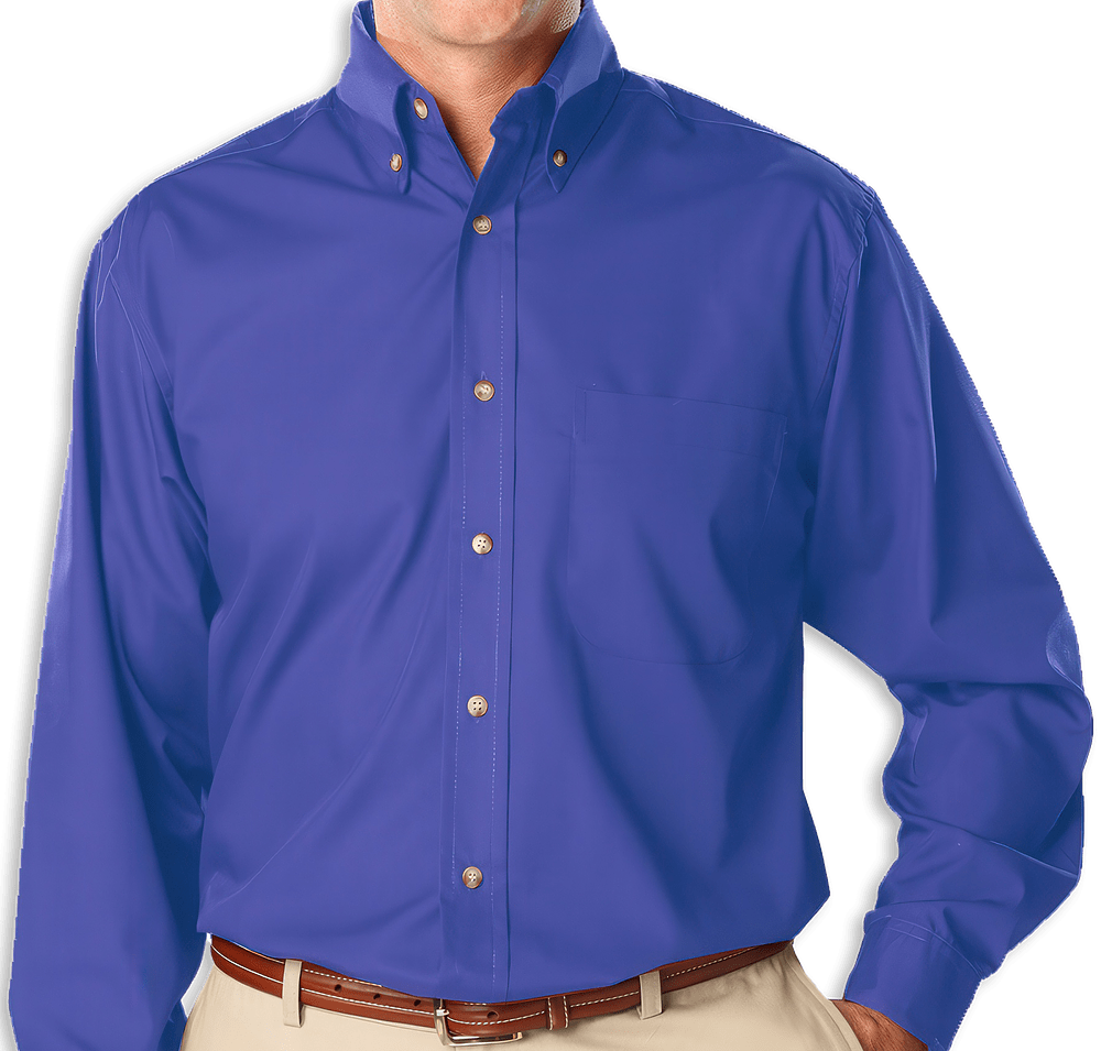 Blue Generation Tall Superblend Poplin Long Sleeve Dress Shirt-default