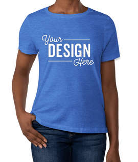 Bella + Canvas Women's Jersey T-shirt - Color: Heather True Royal