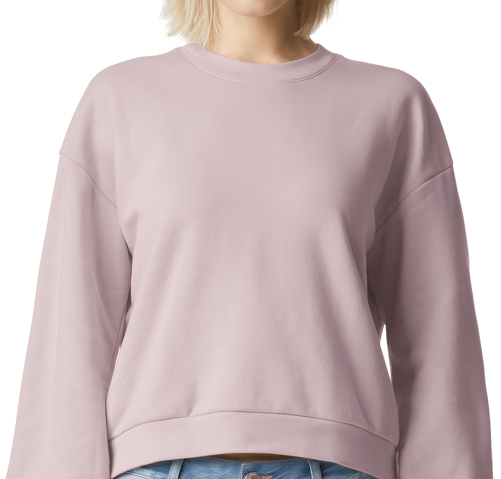 American Apparel Women's ReFlex Fleece Crewneck Sweatshirt-default