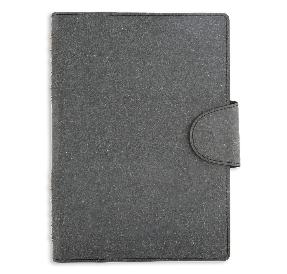 EcoScribe Soft Cover Spiral Notebook with Snap Closure-default