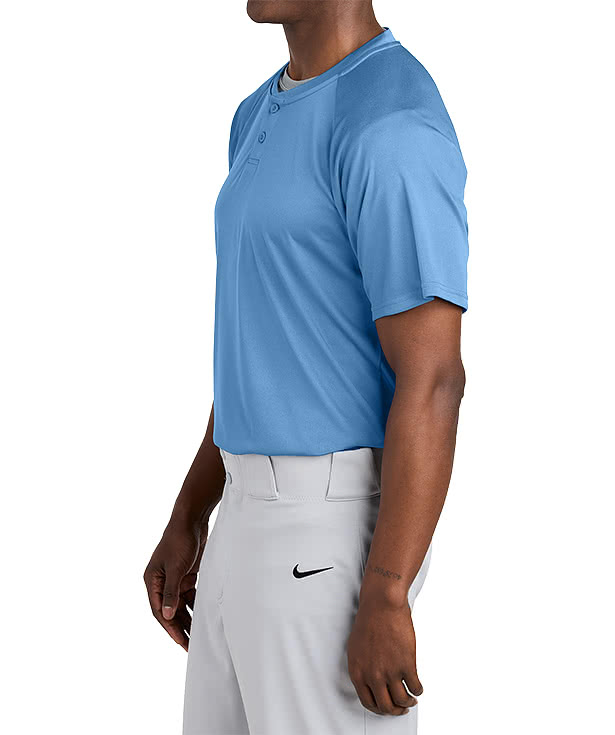 Sport-Tek Competitor 2-Button Baseball Henley