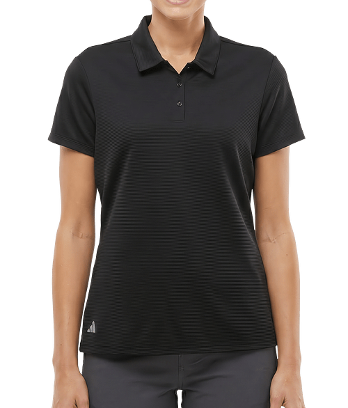 Adidas Women's Recycled Micro Piqué Polo in Black