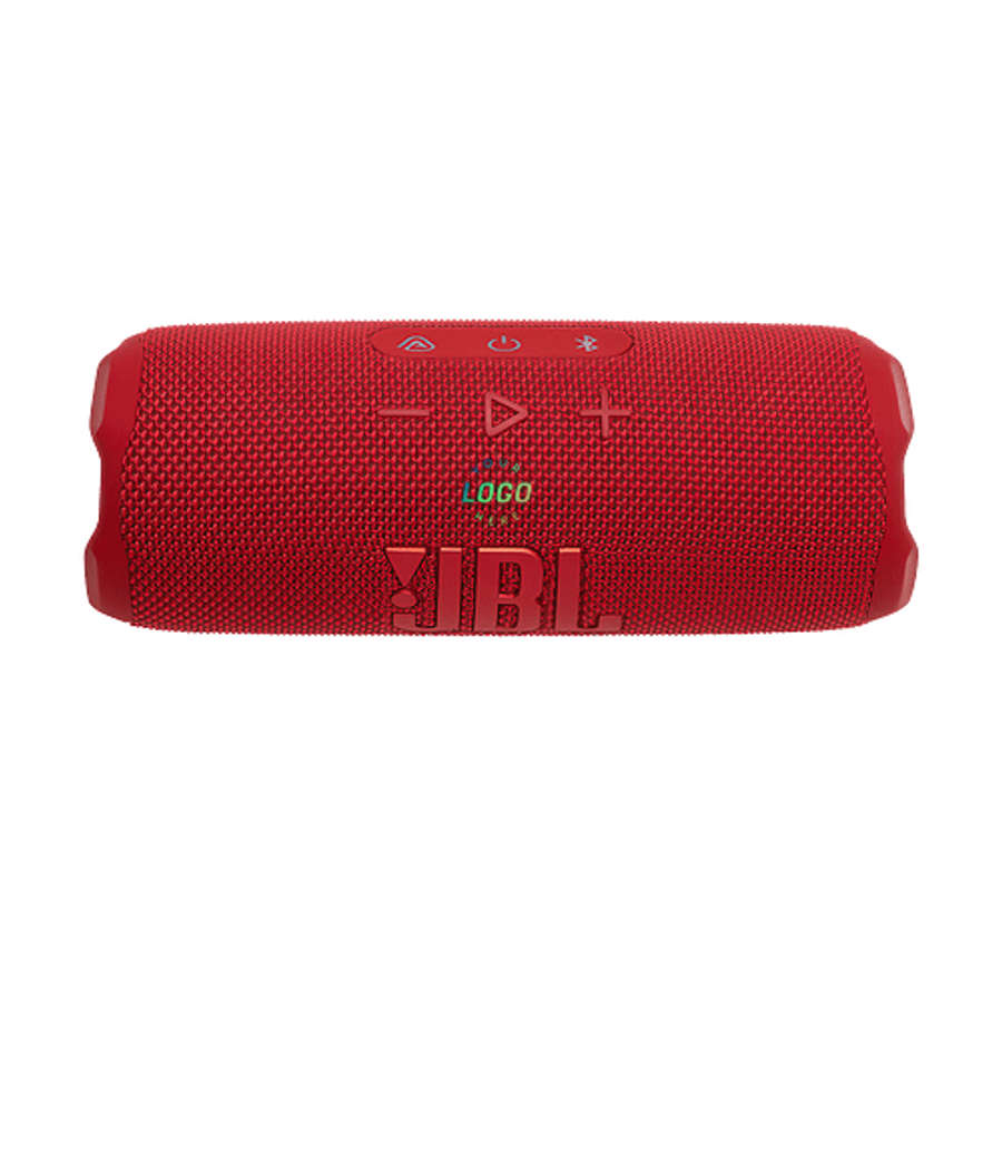Full Color JBL Flip 7 Portable Waterproof Wireless Bluetooth Speaker in Red