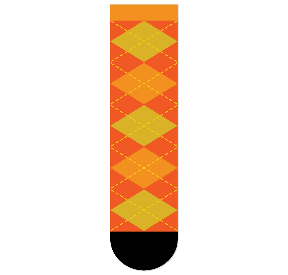 Argyle Crew Socks-default