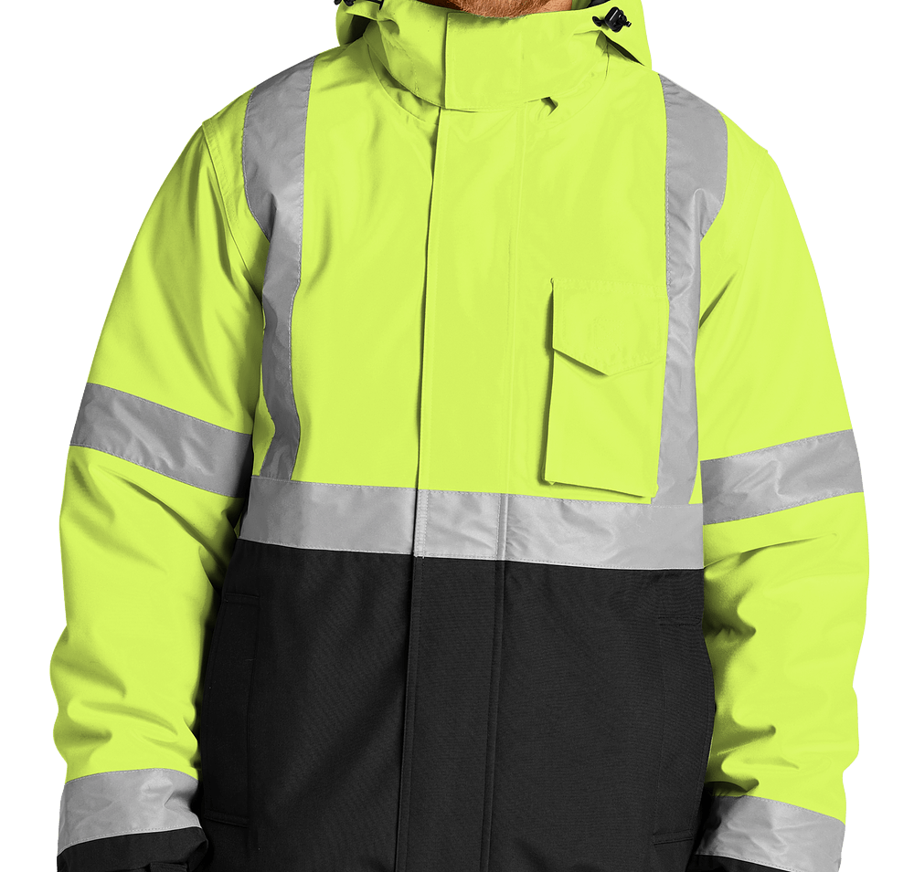 CornerStone Class 3 Insulated Safety Bomber Jacket - Embroidered-default