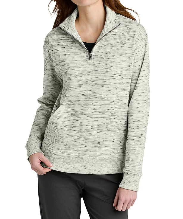 Tentree Women’s Space Dye Fleece Quarter Zip Sweatshirt