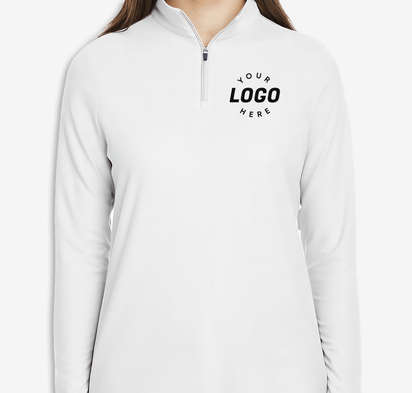 Core 365 Women's Fusion ChromaSoft Pique Quarter Zip Sweatshirt-default