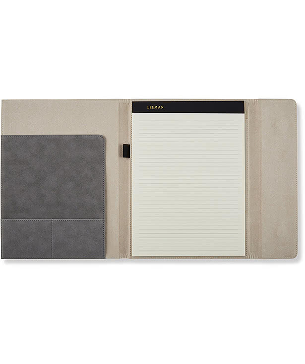 Debossed Leeman Nuba Executive Padfolio