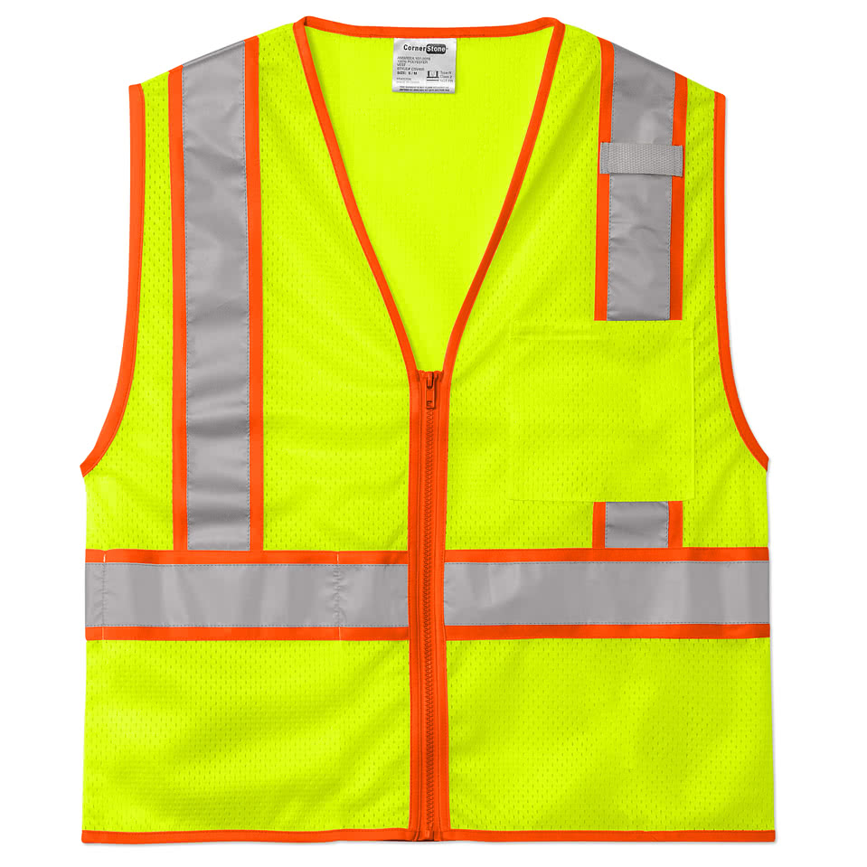 CornerStone Class 2 Two-Tone Mesh Safety Vest