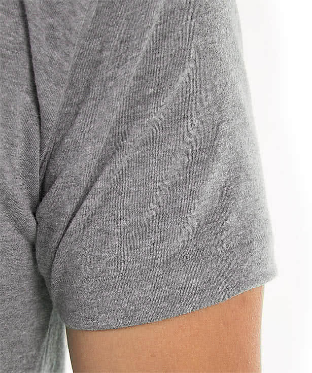 American Apparel Tri-Blend Crewneck Track T-shirt 
