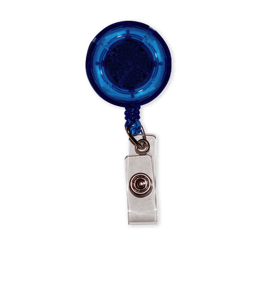 Whirlback Retractable Badge Holder in Sky Blue