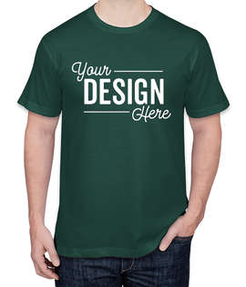 American Apparel USA-Made Jersey T-shirt - Color: Forest