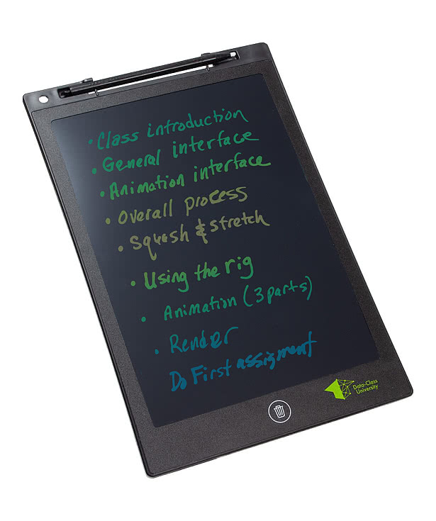 Slate 10" LCD Memo Board Writing Tablet