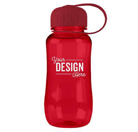 19 oz. Polycarbonate Water Bottle - Color: Red
