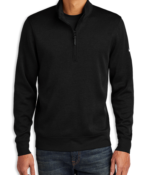 Nike Dri-FIT Corporate Half Zip Performance Sweatshirt in Black