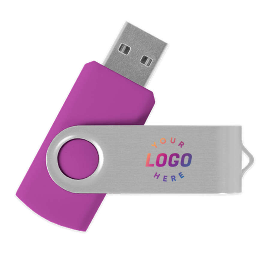 Rotate USB Flash Drive 4GB in Purple