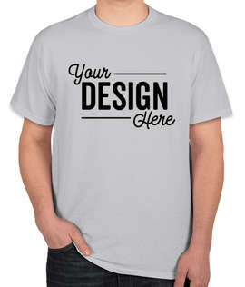 Canada - Fruit of the Loom 100% Cotton T-shirt - Color: Silver
