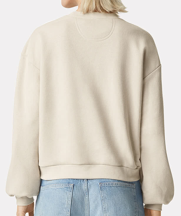 American Apparel Women's ReFlex Fleece Crewneck Sweatshirt