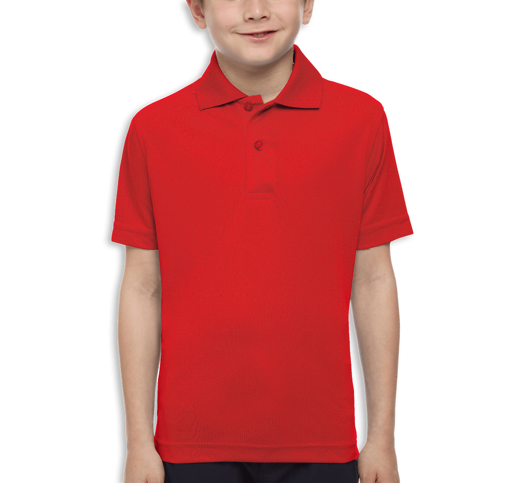 Blue Generation Youth BLU-X-DRI Titan Value Performance Polo - Embroidered-default