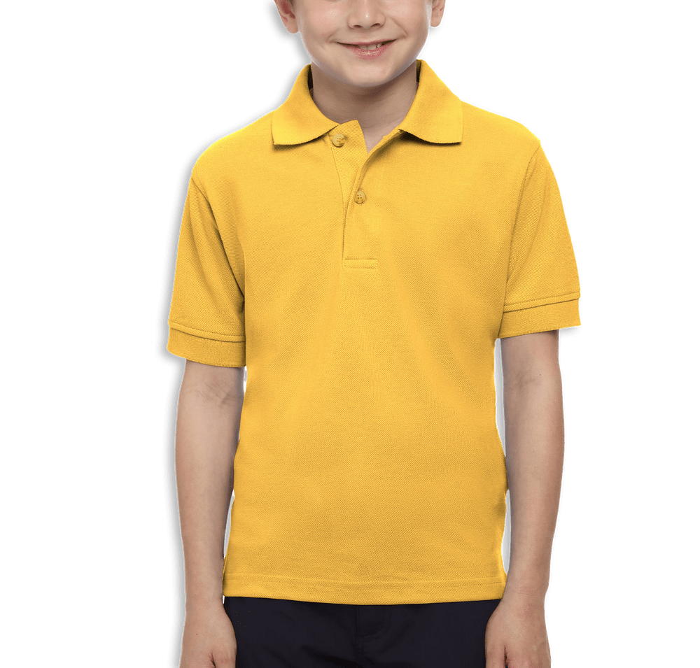 Blue Generation Youth BLU-X-DRI Titan Value Performance Polo - Embroidered-default