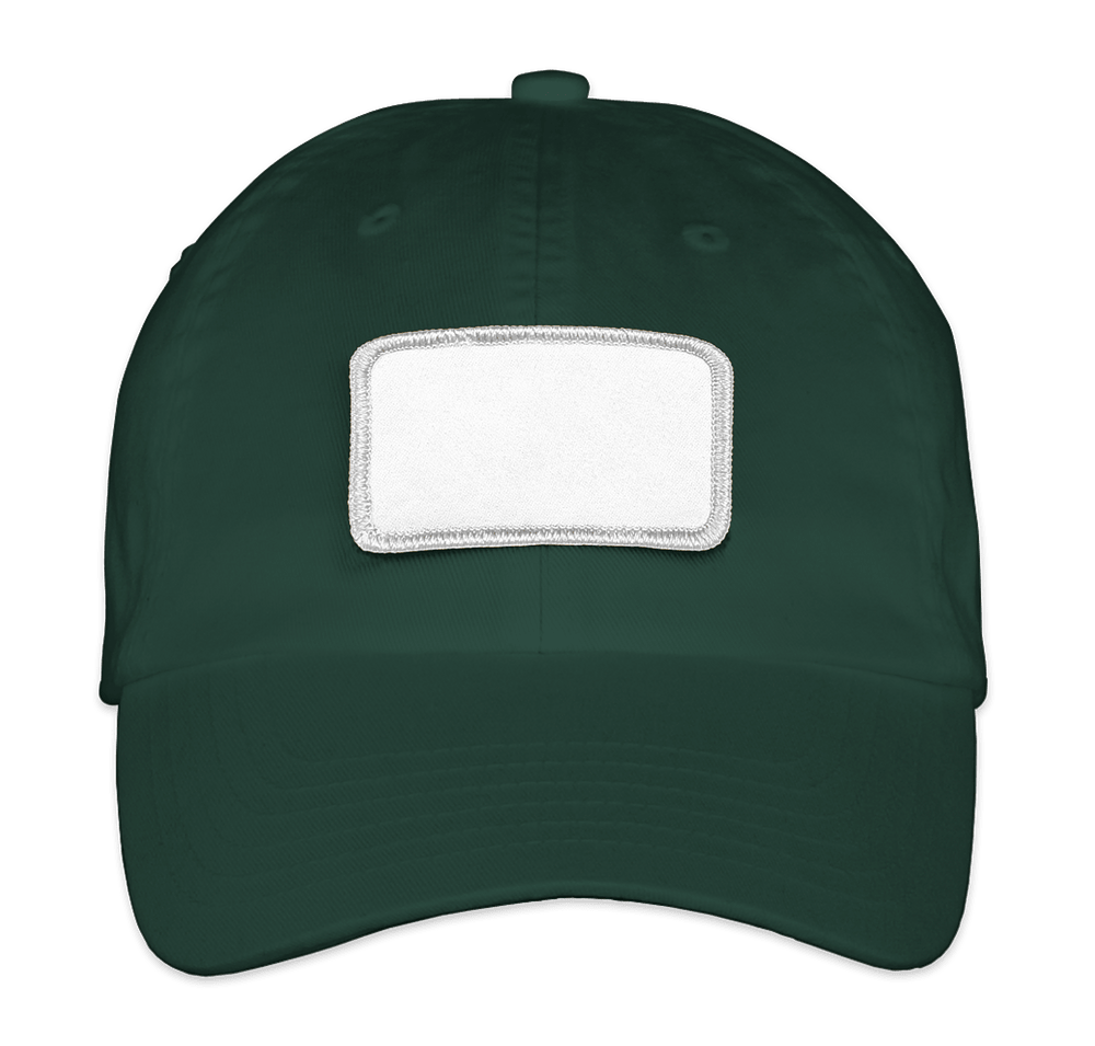 Valucap Bio-Washed Hat - Rectangle Patch - Embroidered-default