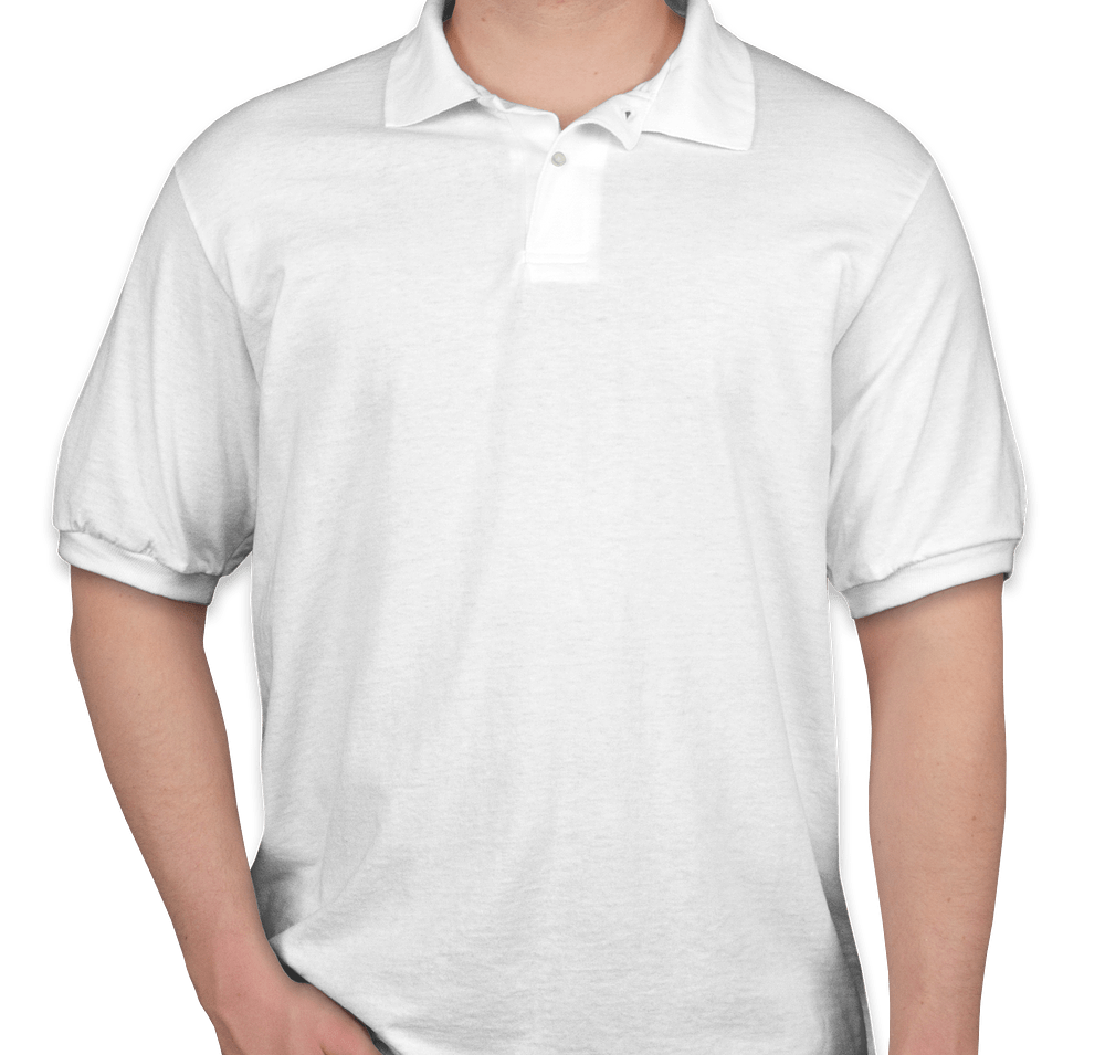 Hanes EcoSmart 50/50 Jersey Polo - Printed-default