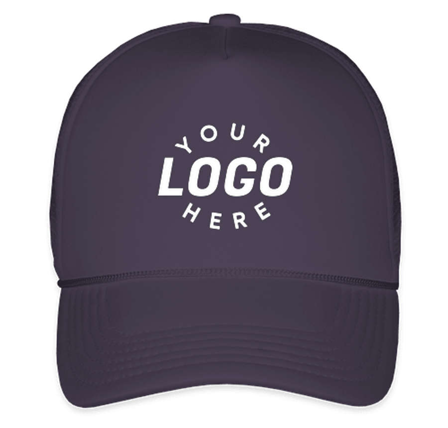 Valucap Foam/Mesh Trucker Hat in Navy / Navy