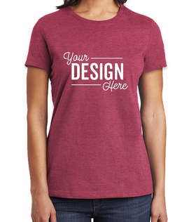 District Women's V.I.T. T-shirt - Color: Heathered Cardinal