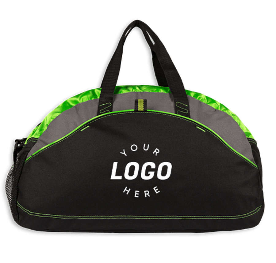 Port Authority Contrast Duffel Bag in Lime