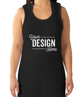 LAT Racerback Tank Dress - Color: Black
