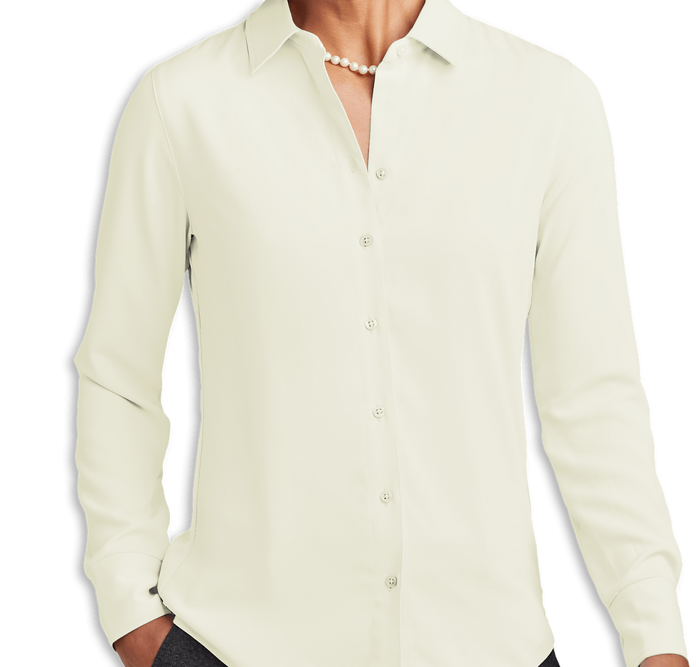 Brooks Brothers Women’s Full-Button Satin Blouse-default