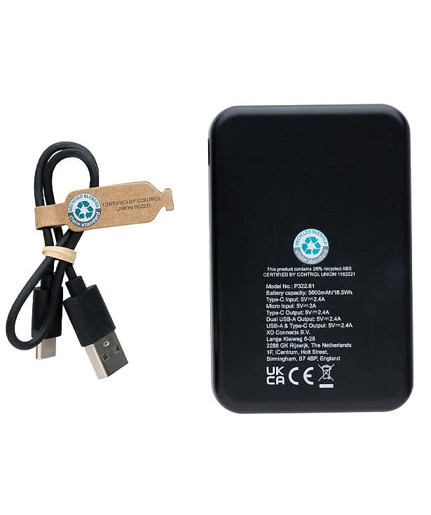 Recycled 5,000 mAh Power Bank