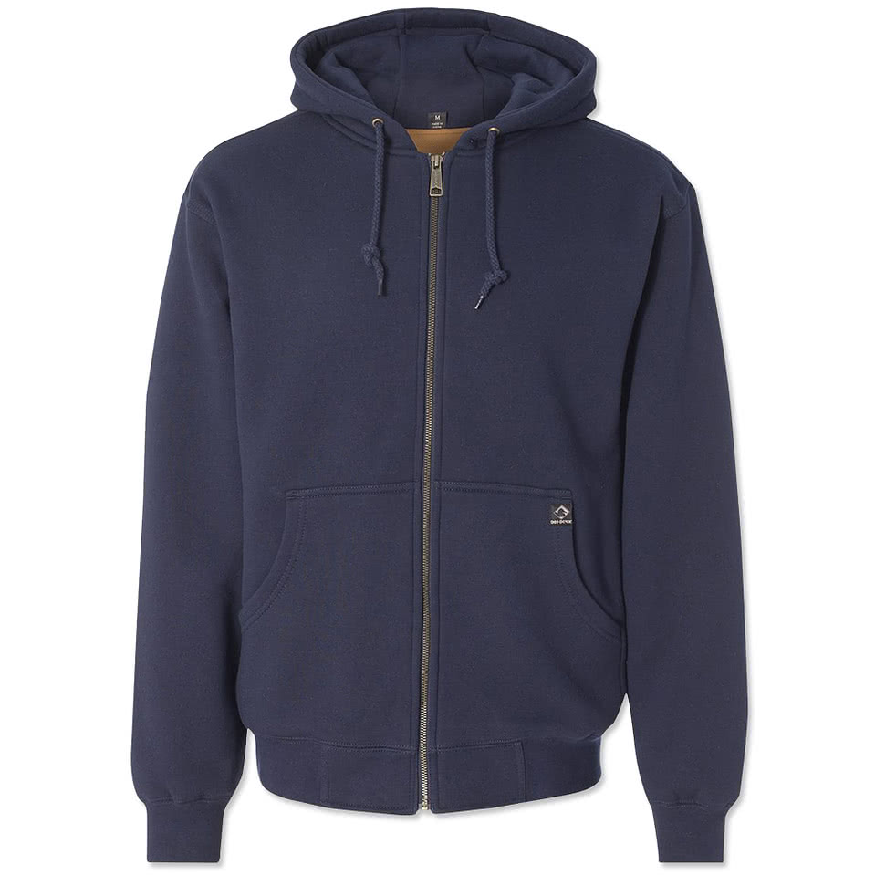 Dri Duck Crossfire Heavyweight Power Fleece Zip Hoodie - Embroidered