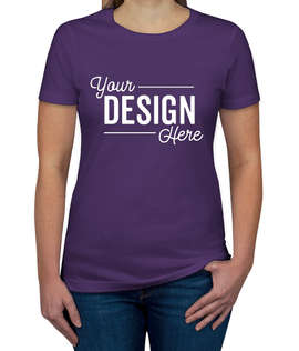 Next Level Women's Slim Fit Jersey T-shirt - Color: Purple Rush