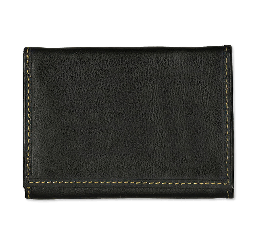 Debossed Andrew Philips Contrast Stitch Tri-Fold Wallet-default