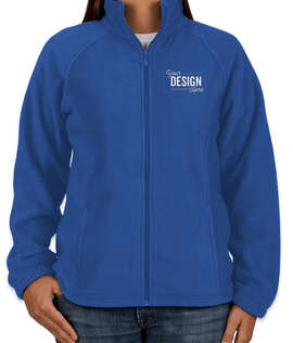 Harriton Women's Full Zip Fleece Jacket - Color: True Royal