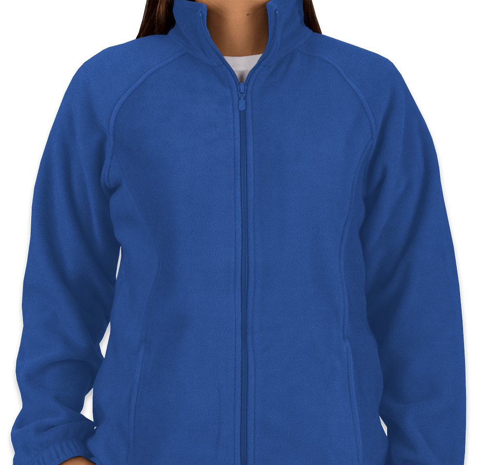 Harriton Women's Full Zip Fleece Jacket - Printed-default