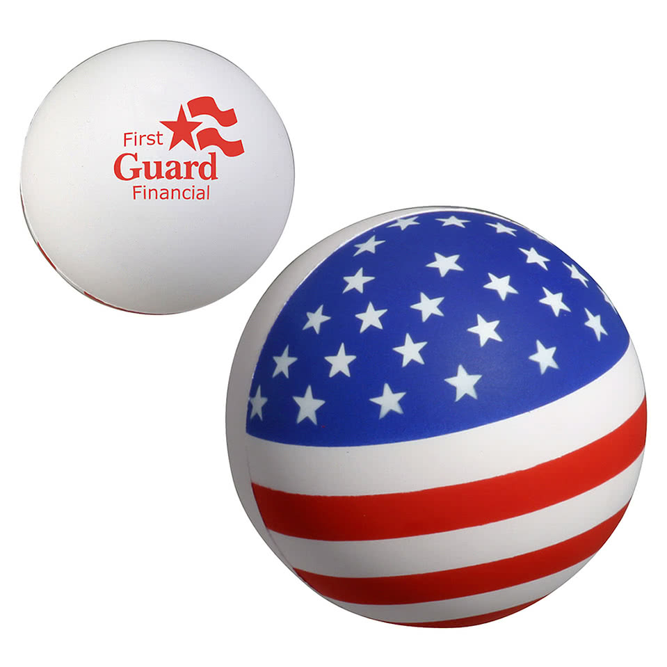 American Flag Ball Stress Reliever