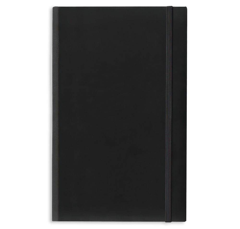 Castelli Debossed Tucson Banded Medio Lined Hard Cover Notebook-default