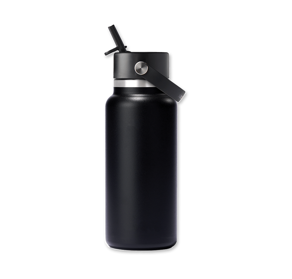 Hydro Flask Wide Mouth With Flex Straw Cap 32 oz. - Laser Engraved-default