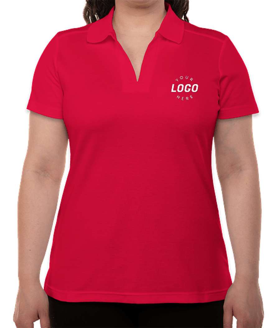 Devon & Jones Women's CrownLux Performance Polo in Red