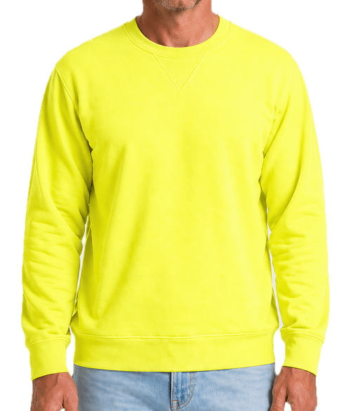 Wrangler Workwear Crewneck Sweatshirt - Embroidered in Yellow
