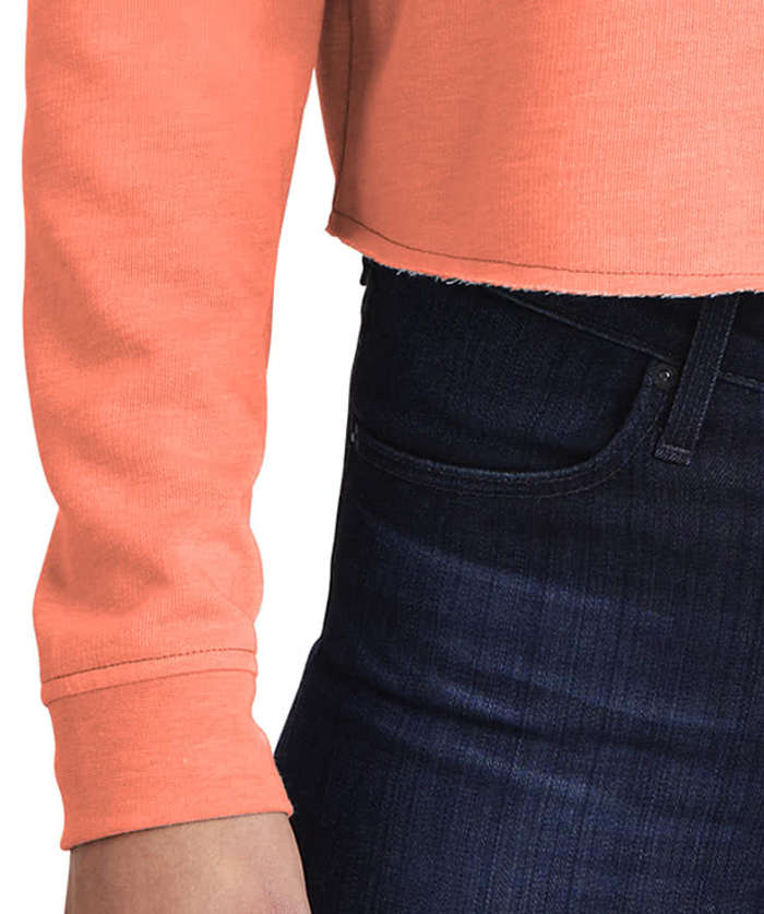 Sport-Tek Women's Tri-Blend Performance Cropped Hoodie