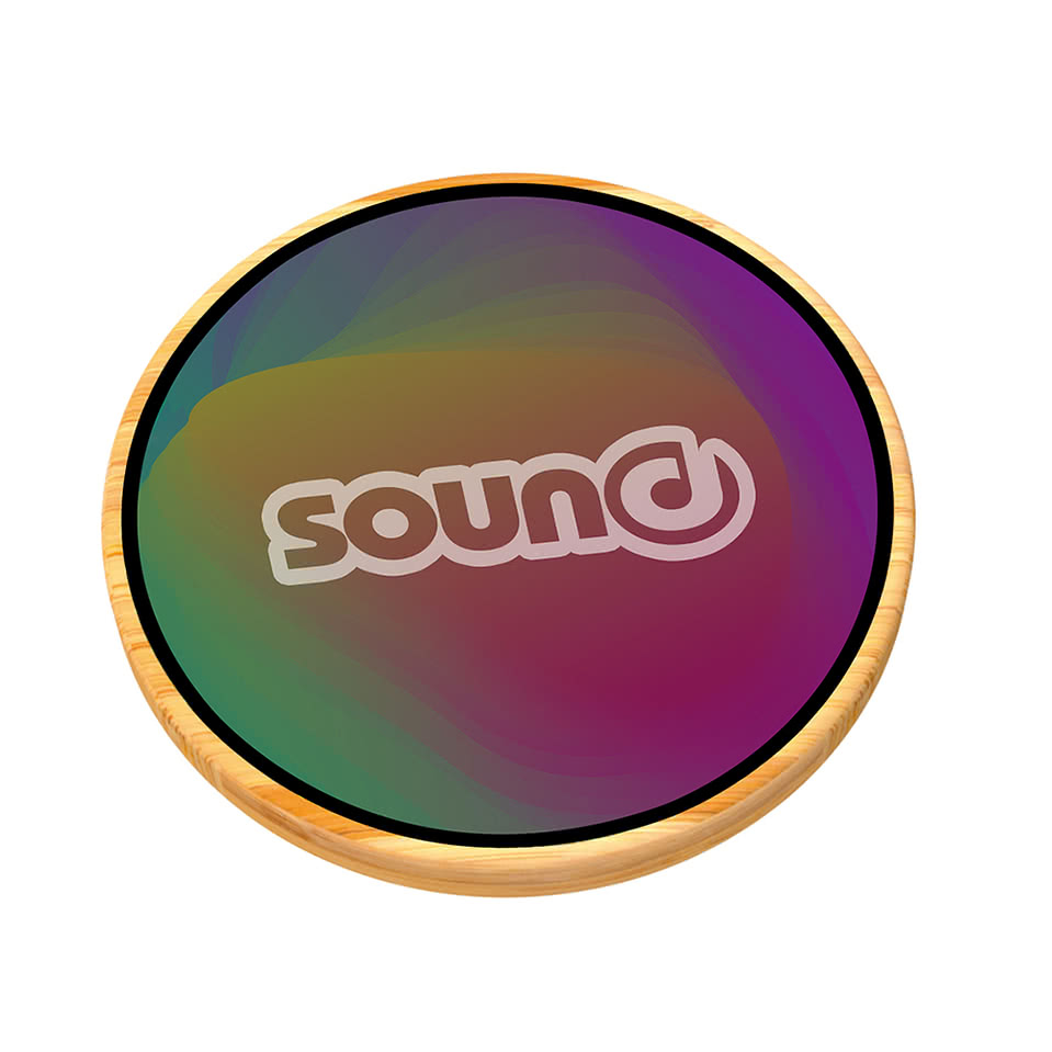 Full Color SCX Innovative Design Bamboo 15W Wireless Charger