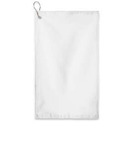 Port Authority Grommeted Hemmed Golf Towel - Color: White