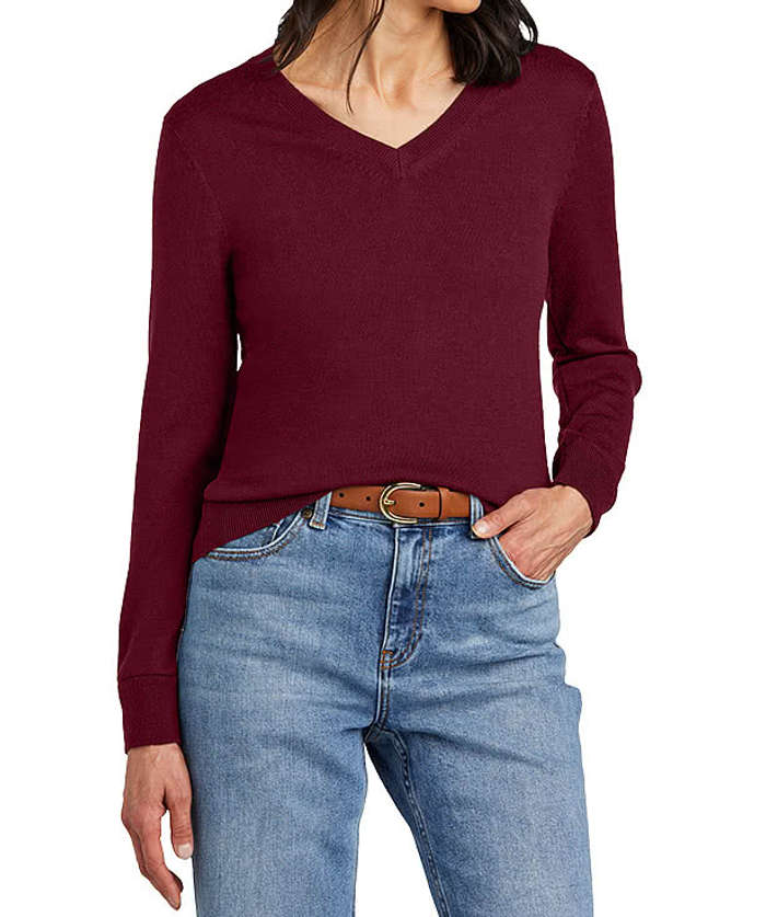 Brooks Brothers Women's Merino V-Neck Sweater