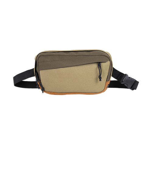 Full Color Kapston Willow Recycled Fanny Pack in Tan