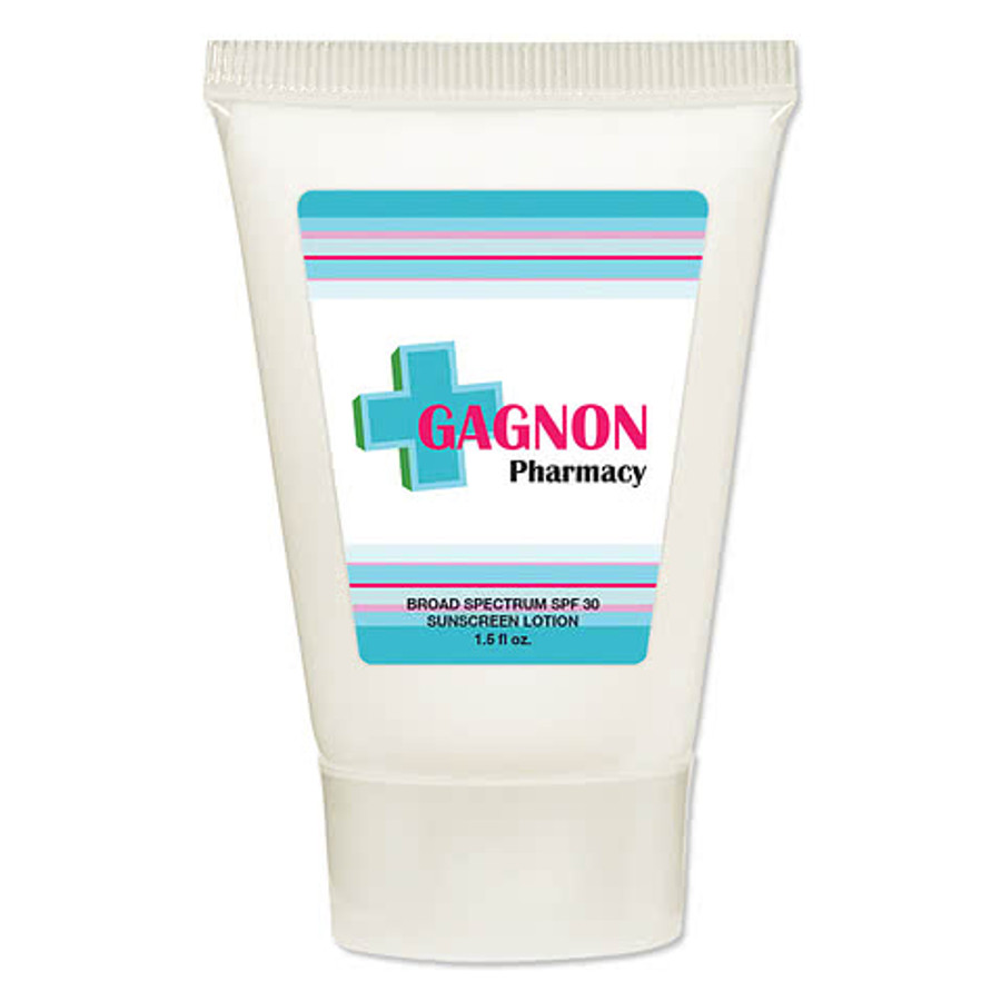 Full Color 1.5 oz. SPF 30 Sunscreen Tube in White